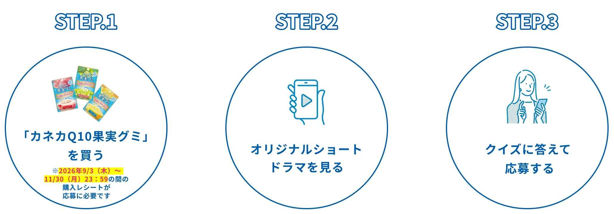 応募ステップ