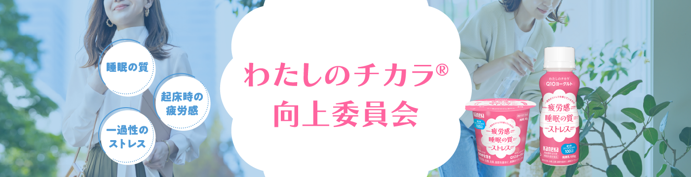 睡眠の質 起床時の疲労感 一過性のストレス わたしのチカラ®向上委員会