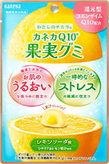 わたしのチカラ🄬カネカQ10 果実グミ レモンソーダ味 40g